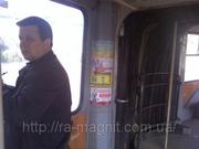 Заказать рекламу в троллейбусах в Житомире