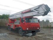 Аренда, услуги автовышки Киев . Автовышка 17, 22, 28, 32м Киев.