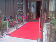 Аренда оградительных столбиков,  прокат стоек ограждения