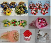 Приглашаем на мастер классы по оформлению букетов из конфет