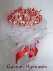 Букеты из конфет