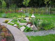 Ландшафтный дизайнер, озеленение участка, 3D-визуализация.