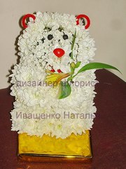 Игрушка из живых цветов Киев