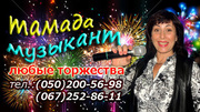 Тамада и живая музыка на свадьбу,  юбилей